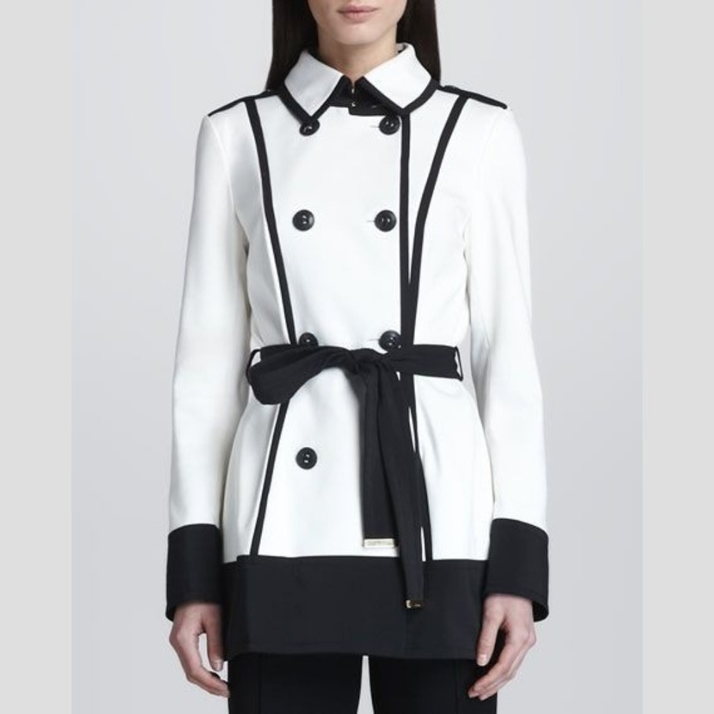 Escada Short Tech Trench Coat